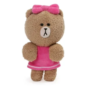 Line Friends Choco Seated Plush 15cm Bear