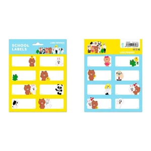 Line Friends Self-adhesive Labels