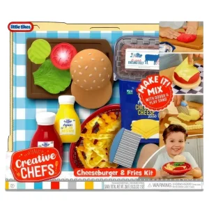 Little Tikes Creative Chefs Cheeseburger and Fries Playset