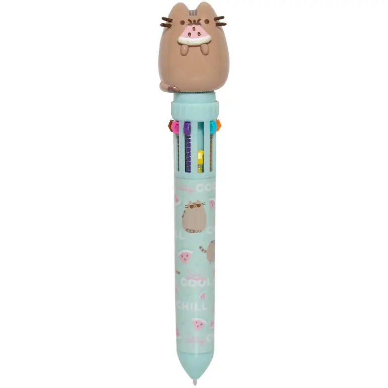 Pusheen Foodie Collection 10 In 1 Ballpoint Pen with 3D Topper