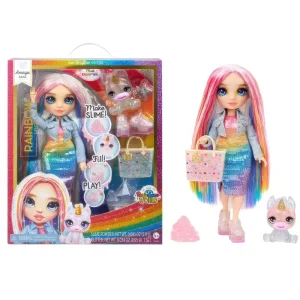 Rainbow High Amaya (rainbow) with Slime Kit & Pet