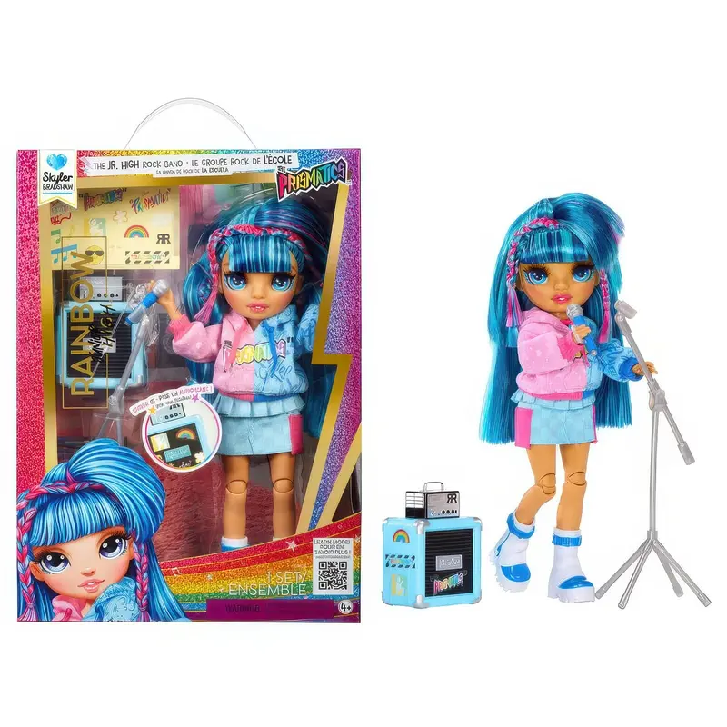 Rainbow High Jr High Rock Band - Skyler Blue 23cm Fashion Doll
