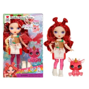 Rainbow High Littles Rainbow Fantasy Fairies with Pet - Apple Red