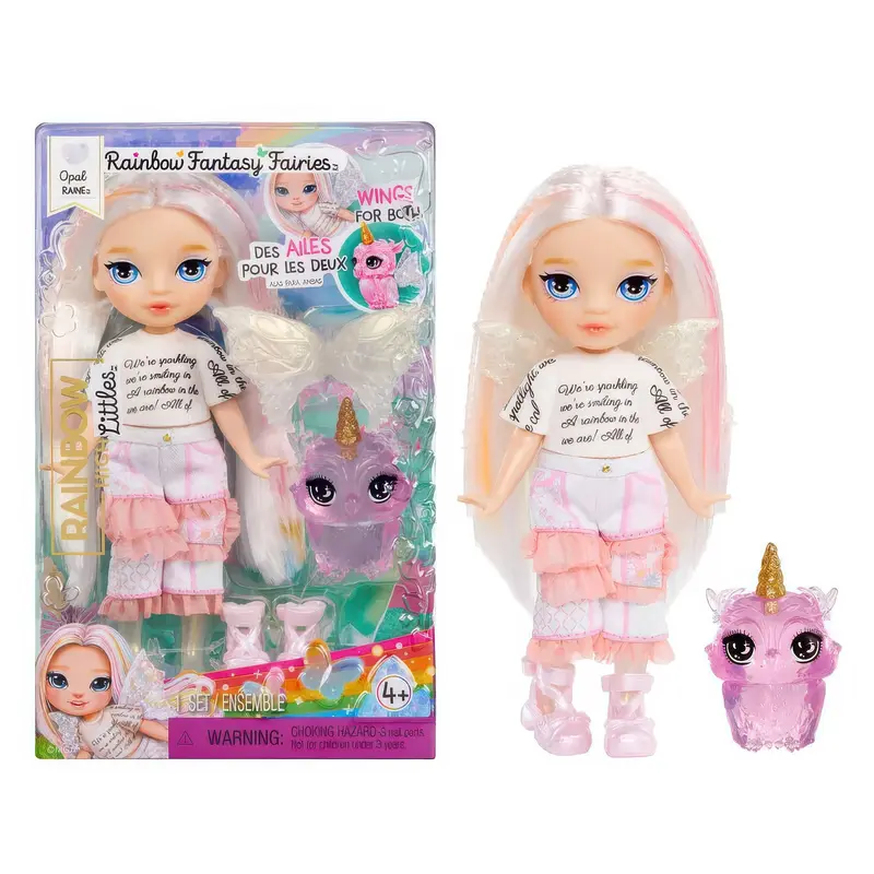 Rainbow High Littles Rainbow Fantasy Fairies with Pet  Opal Rainbow