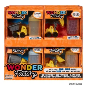 Wonder Factory Never Dry Sand Construction Trucks - Assorted