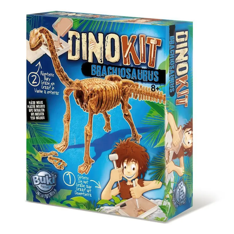 BUKI France Dino Kit Brachiosaurus Dinosaur Fossil Digging Set