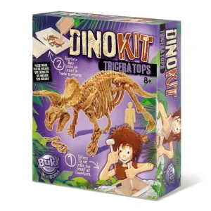 BUKI France Dino Kit Triceratops Dinosaur Fossil Digging Set