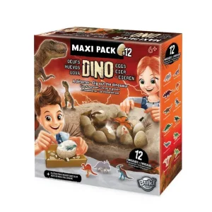 BUKI France Dino Mega Egg Maxi Pack of 12