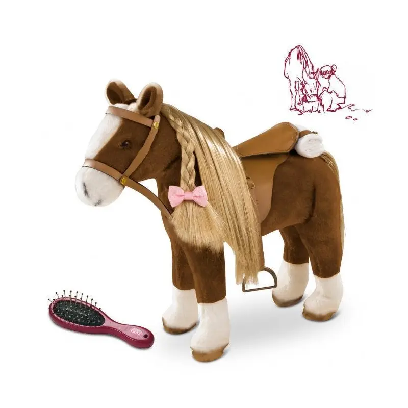GOTZ Dolls Pony To Brush and Style Brown Beauty