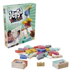 Jenga Maker Genuine Hardwood Blocks Stacking Tower Game