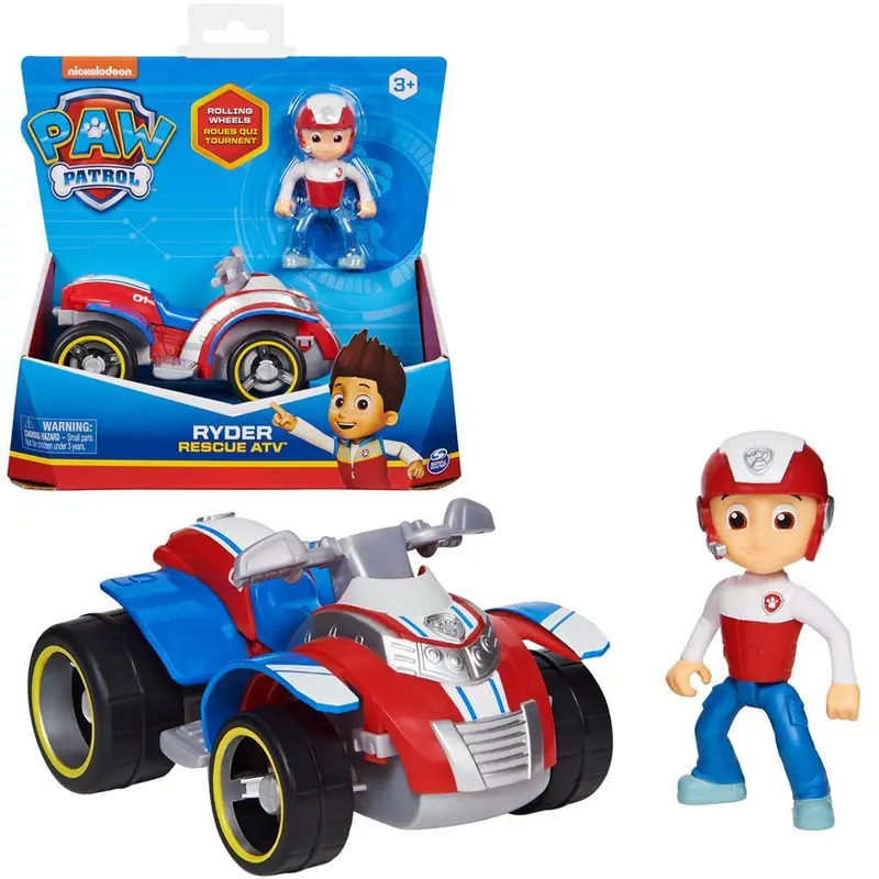 PAW Patrol Ryder's Rescue ATV Vehicle and Figure