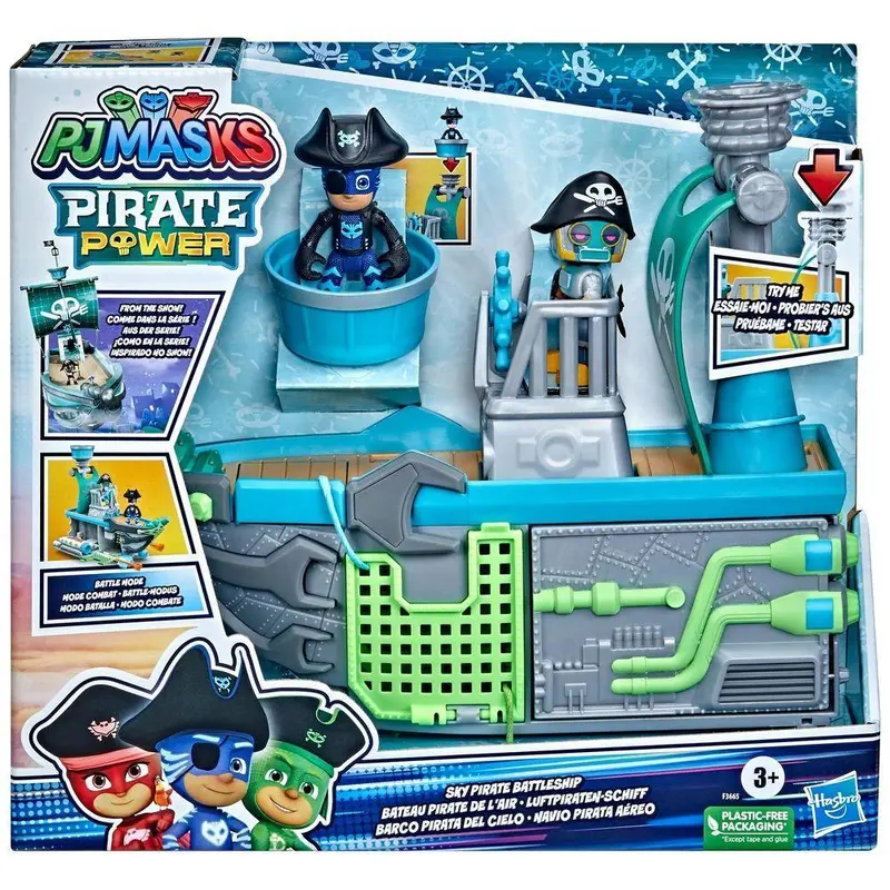 PJ Masks Sky Pirate Battleship Playset