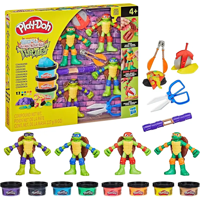 Play-doh TMNT Cowabunga Creations
