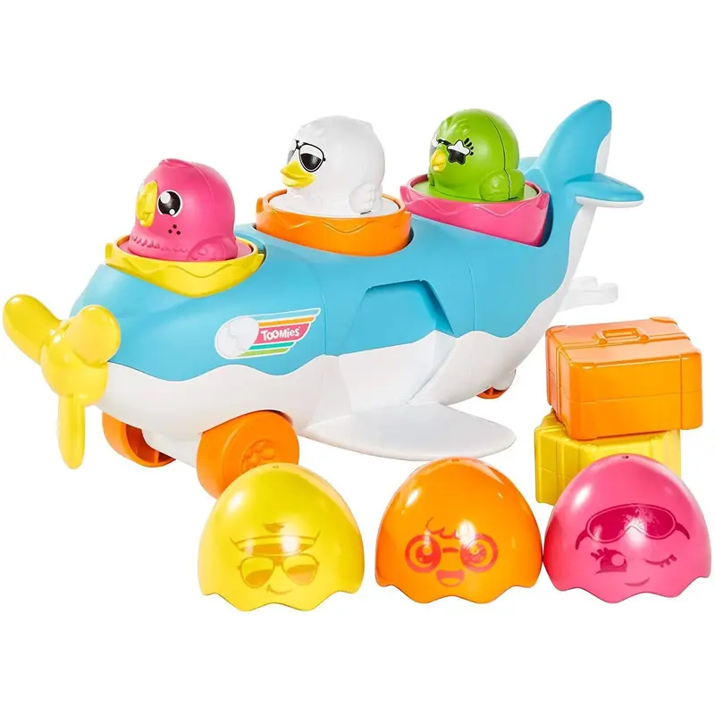 TOMY Toomies Hide & Squeak 2 In 1 Load & Go Plane
