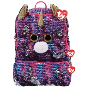 Ty Fashion Backpack Rosette Unicorn Square 33cm