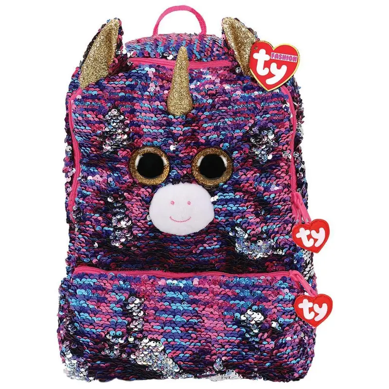 Ty Fashion Backpack Rosette Unicorn Square 33cm