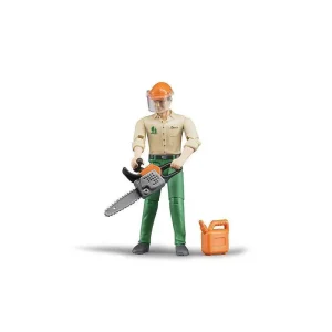 Bruder Forestry Worker with Accessories