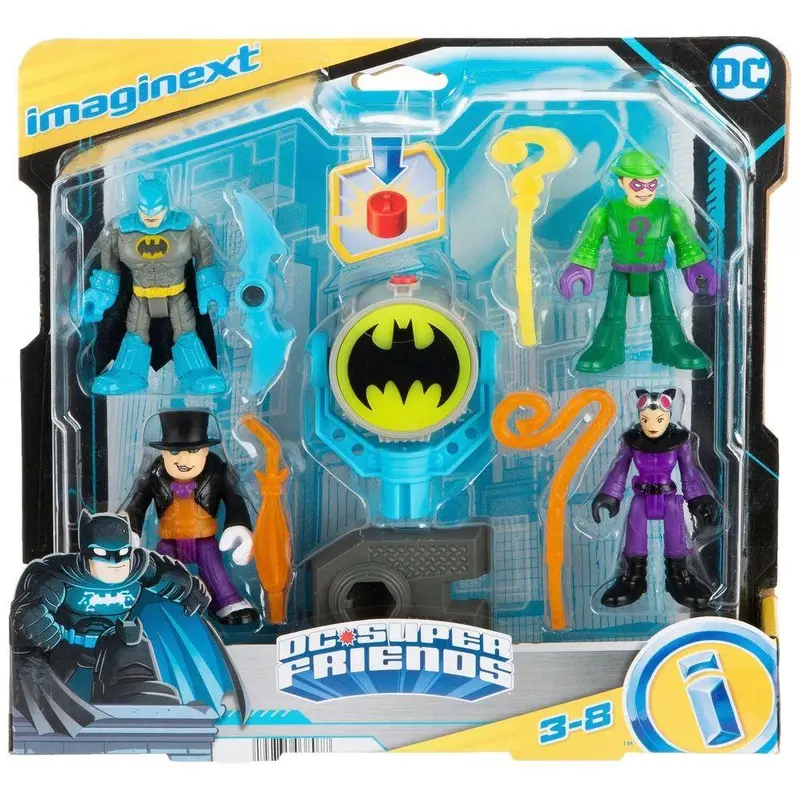 Imaginext DC Super Friends Bat-tech Bat-signal Multipack