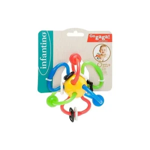 Infantino Go Gaga Rattle & Teether Bendy Tubes
