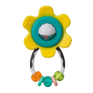 Infantino Spin & Teethe Gummy Flower Rattle