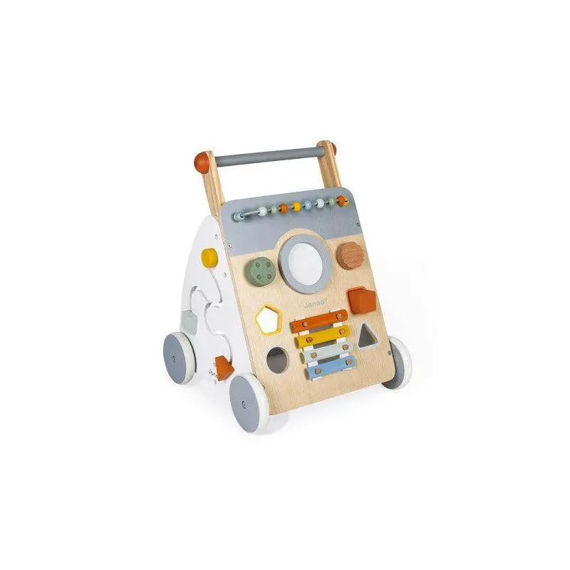 Janod Sweet Cocoon Wooden Multi-activity Baby Walker