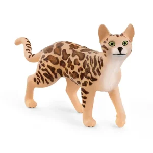 Schleich 13918 Bengal Cat Figure