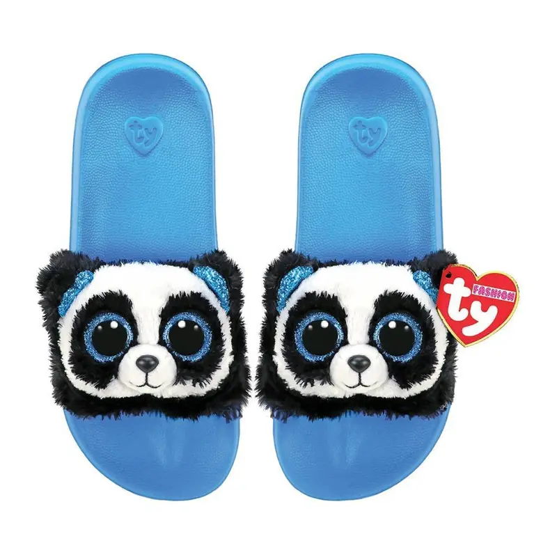 Ty Fashion Slide Bamboo Panda Slippers Size 32-34