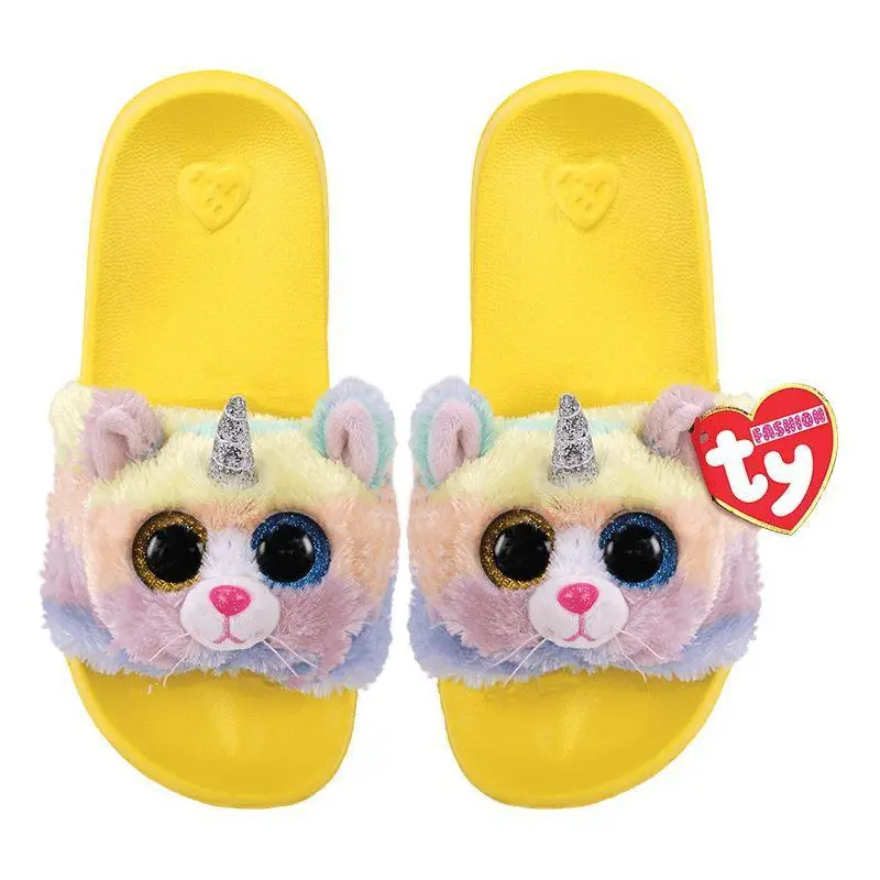 Ty Fashion Slide Slippers Heather Cat - Size 36-38