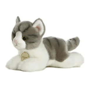 AURORA Miyoni Grey Tabby Cat 8-inch Plush