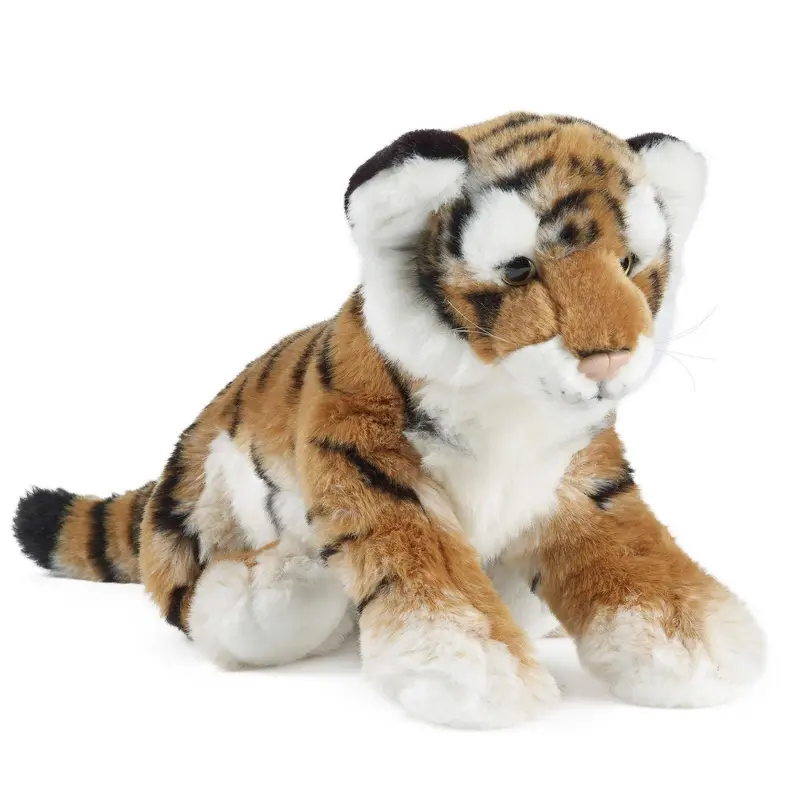 Living Nature Tiger Sitting 31cm Plush