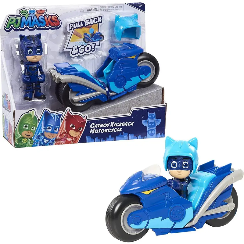 PJ Masks Kickback Motorcycles-catboy 2 Piece Figure Set