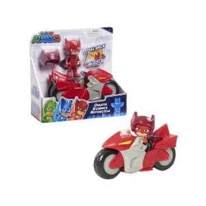 PJ Masks Kickback Motorcycles-owlette 2 Piece Figure Set