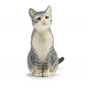 Schleich 13771 Cat Sitting Figure