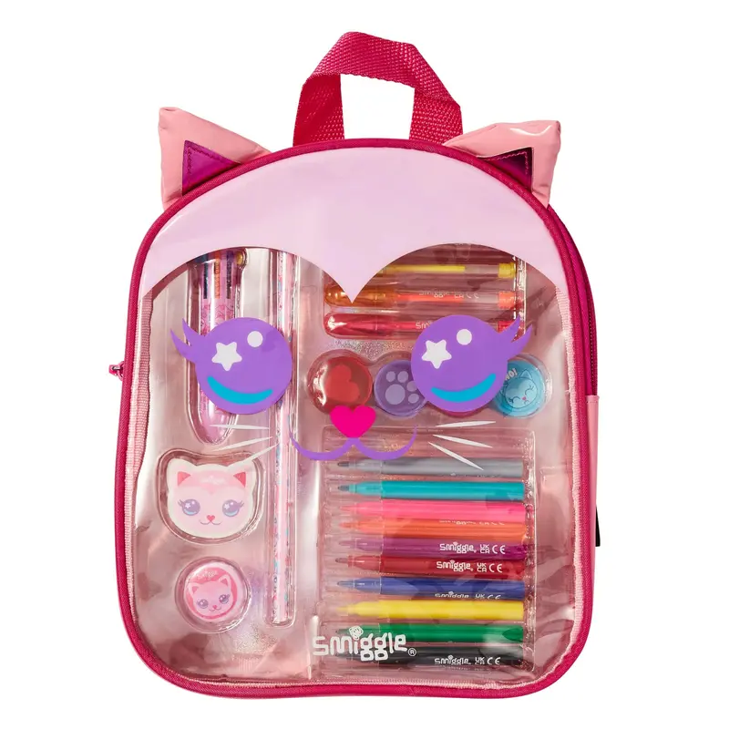 Smiggle Character Backpack Kit - Pink