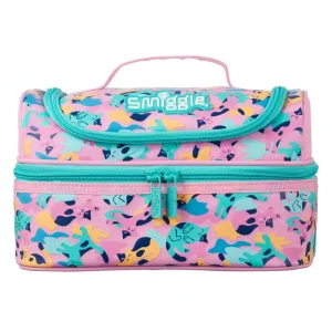 Smiggle Illusion Double Decker Lunchbox - Pink