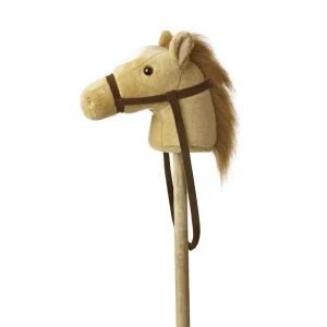 AURORA Giddy Up Stick Plush Pony - Beige