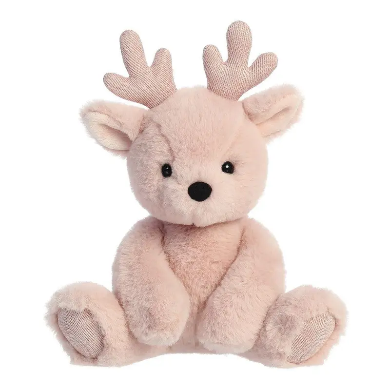 AURORA Merry Reindeer 9.5-inch Plush - Pink