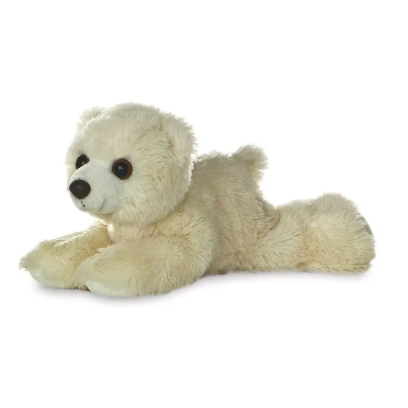 AURORA Mini Flopsie Arctic Polar Bear 8-inch Plush