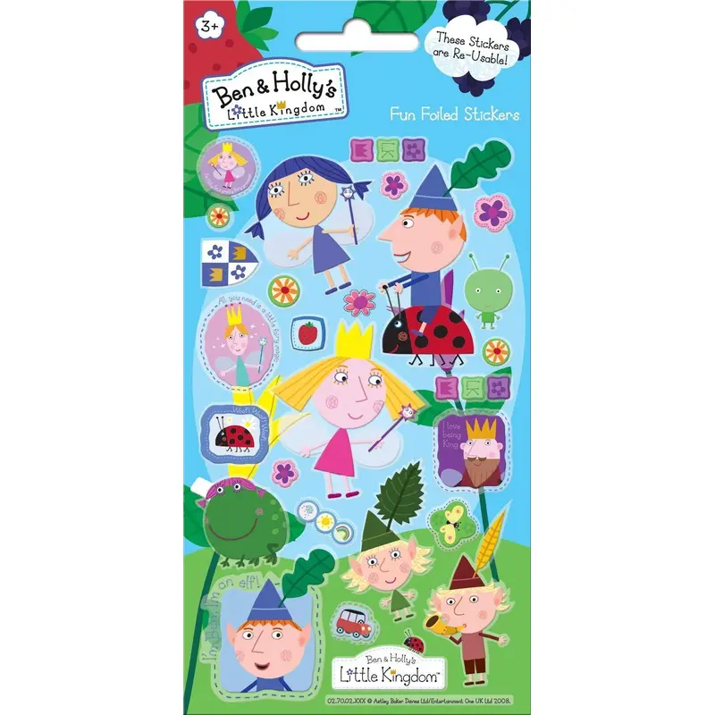 Ben & Hollys Little Kingdom Foil Stickers