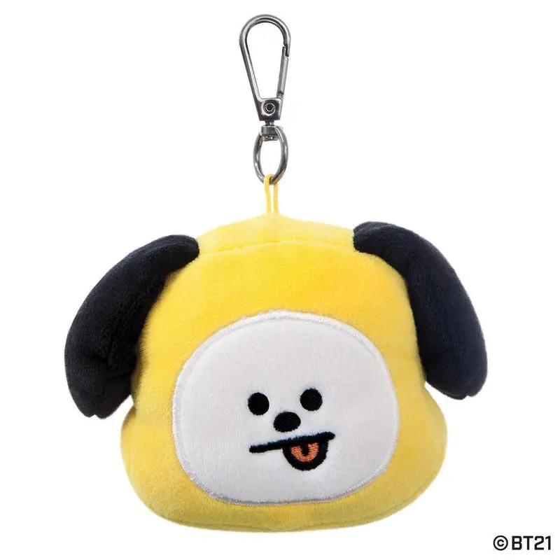 BT21 Chimmy Head Plush Keychain