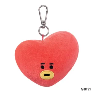 BT21 TATA Plush Head Keychain