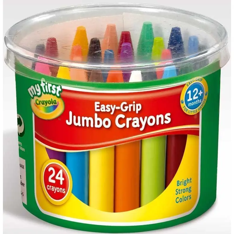 Crayola Easy Grip My First Jumbo Crayons 24 Colours