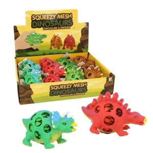 Keycraft Squeezy Anti Stress Mesh Dinosaurs - Assortment