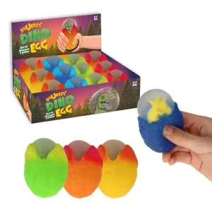 Keycraft Squeezy Dino Eggs - Assorted