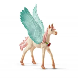 Schleich 70575 Decorated Unicorn Pegasus Foal Figure