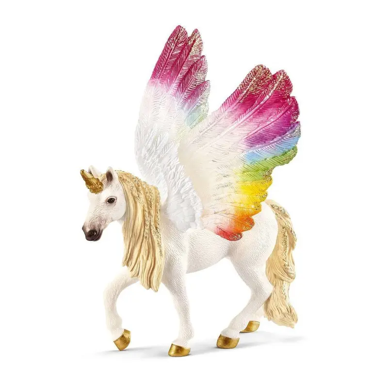 Schleich 70576 Winged Rainbow Unicorn Foal Figure