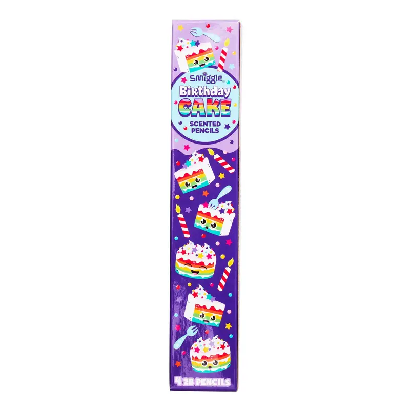 Smiggle Scented Pencil Pack X4 - Cake