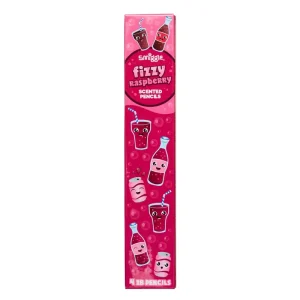 Smiggle Scented Pencil Pack X4 - Fizzy Raspberry