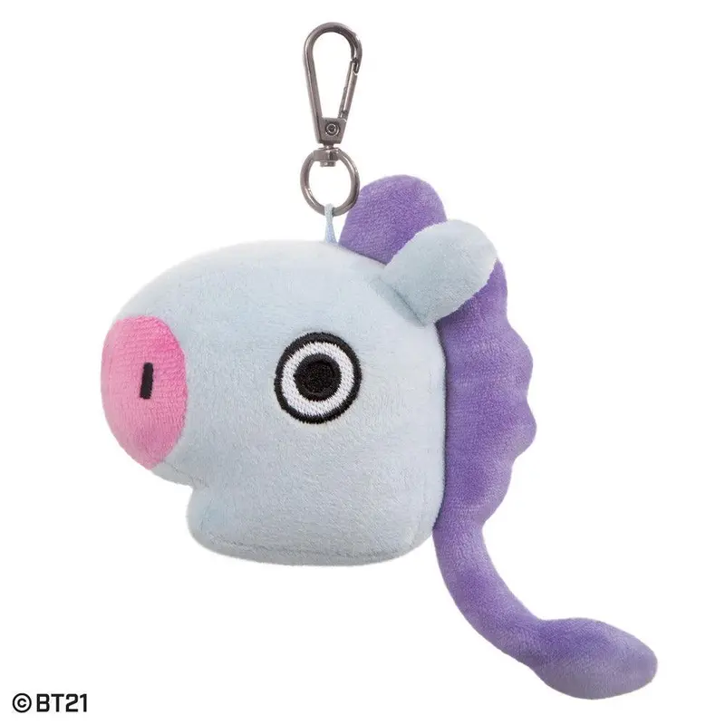 BT21 MANG Head Plush Key Clip