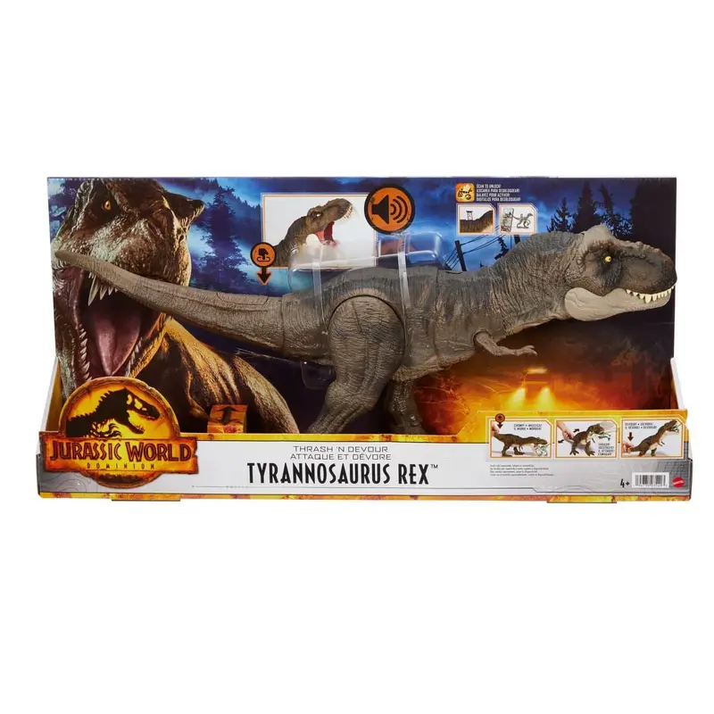 Jurassic World Thrash 'n Devour Tyrannosaurus Rex Action Figure